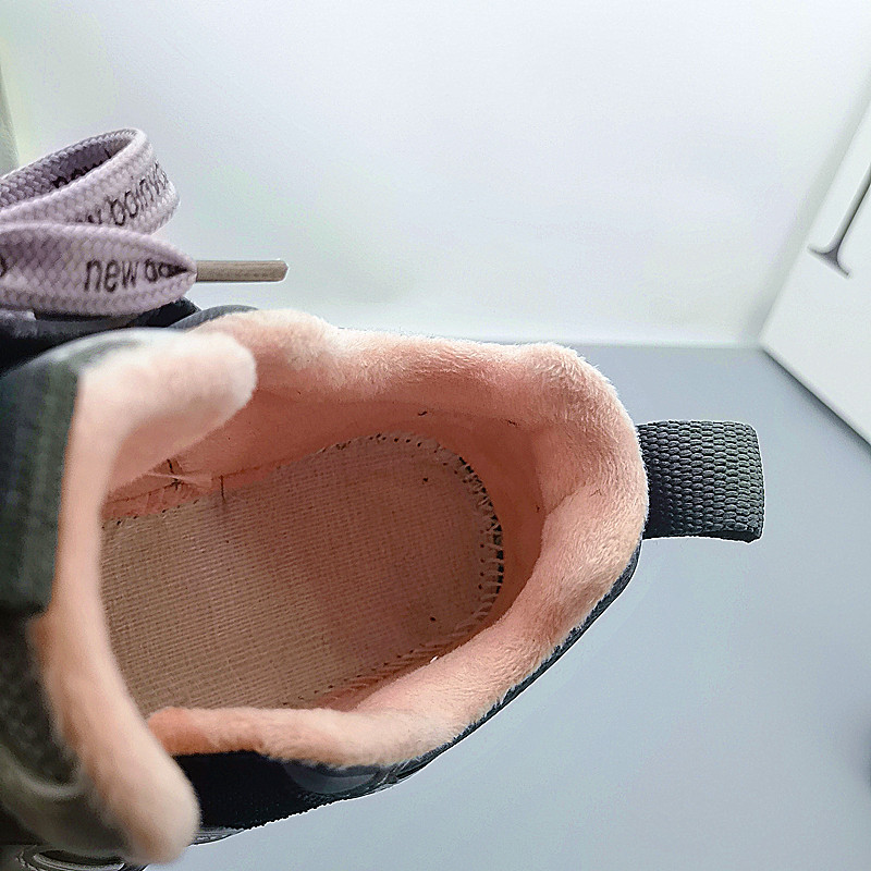 Zapatos deportivos de cuero de algodón para niños, zapatos de correr de primavera y otoño, zapatos deportivos para niños, zapatos deportivos para niños, estudiantes