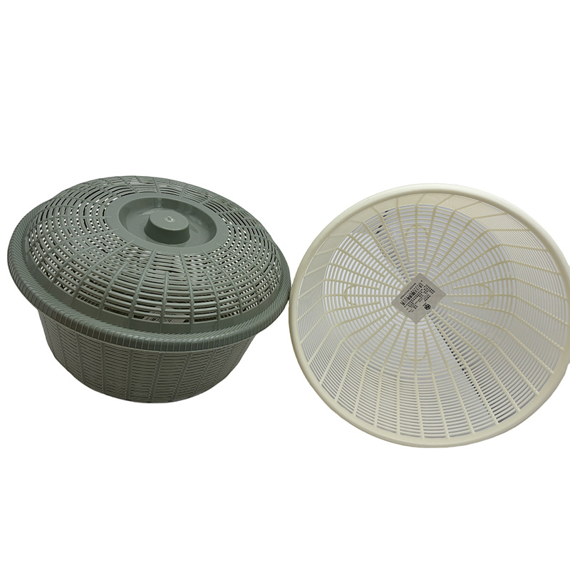 F1932 906 cesto de frutas con cubierta cesto de pan al vapor cocina cesto de lavar frutas huecas 3 yuanes tienda