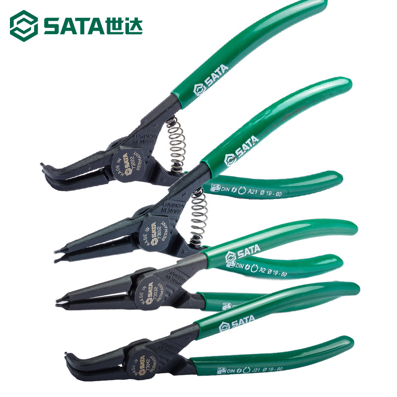 世达德式卡簧钳内外两用扩张钳工业级轴用穴用挡圈钳卡环弹簧钳子