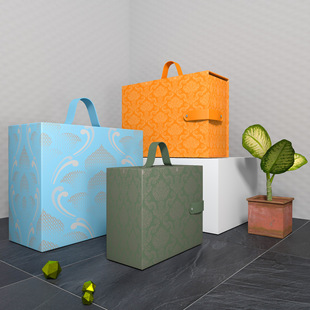 2025 Mid-Autumn Festival Gift Box Customized Mooncake Box High-End Satchel Packaging Box High-End Accessible Luxury Factory Customization