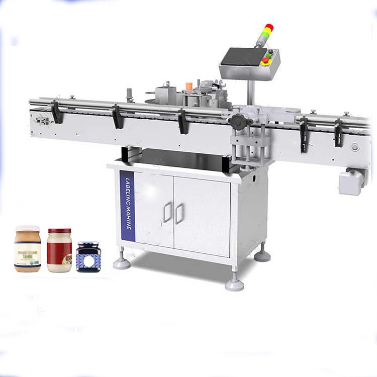 “圆瓶贴标机 非标定制全自动罐头贴标机 卧式浆糊贴标机”