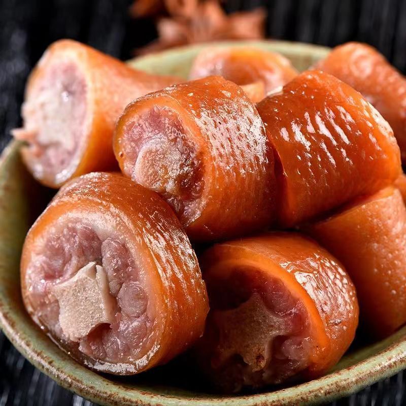 五香豚尾煮込み真空袋入りすぐに食べられる五香豚尾牛蹄皮スナック卸売|undefined