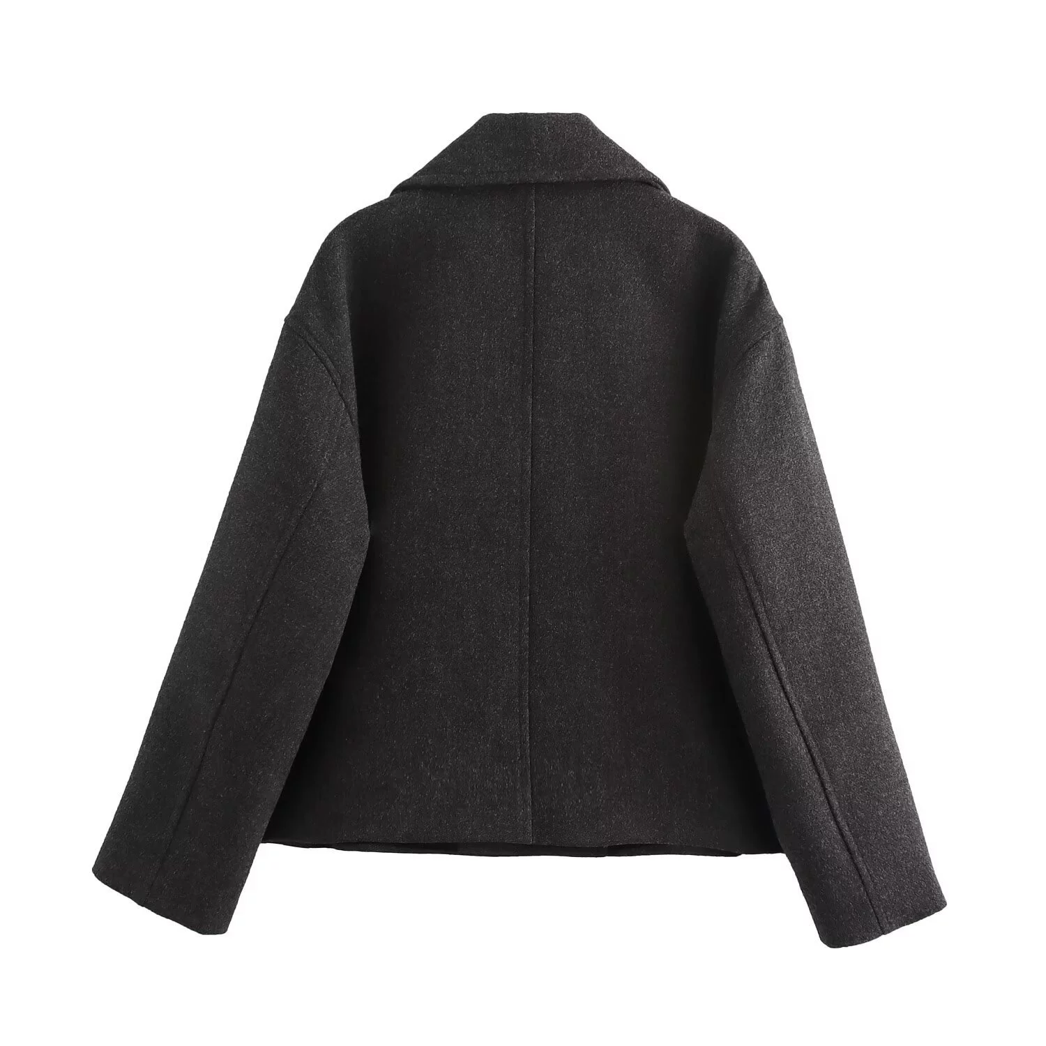 Шерстяное демисезонное пальто, короткая дизайн-куртка, стиль Chanel