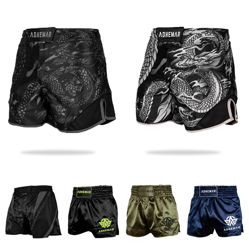 泰拳运动短裤搏击裤男女裤子拳击裤衩格斗散打儿童训练服武术