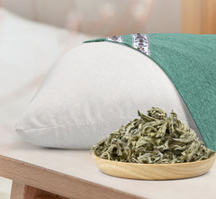 艾草頸椎枕艾草枕頭可拆卸組合電加熱充氣調節高低艾草連體枕廠家