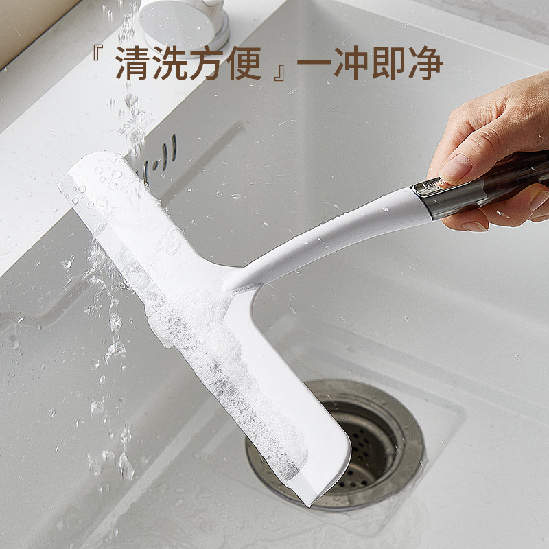 ガラスの神器を拭く家庭用トイレの床面鏡シリコンワイパー床スクレーパー清潔工具窓拭き器|undefined