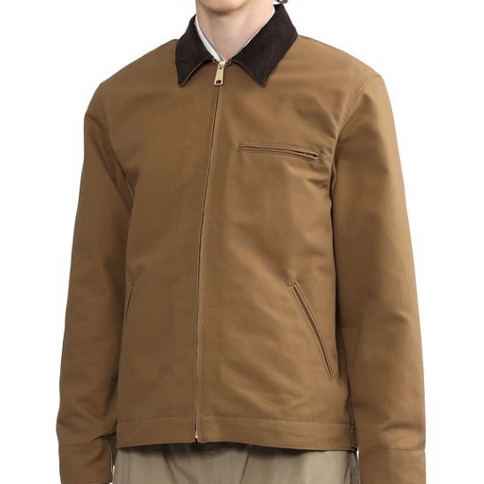 Spring and Autumn New Color blocked Men's Collar Zipper Jacket Coat_voghion.com
