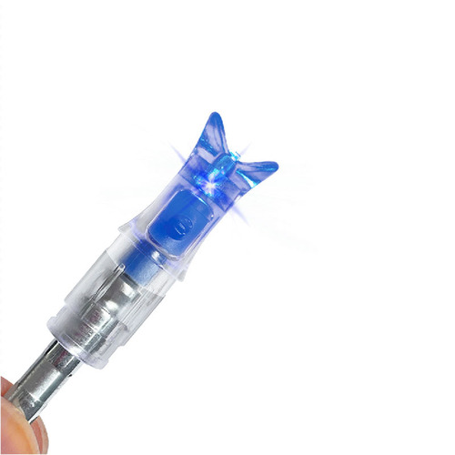Arrow shaft with improved LED light LV arrow feather, automatically lit, inner diameter 7.62mm, universal carbon arrow shaft for wholesale.