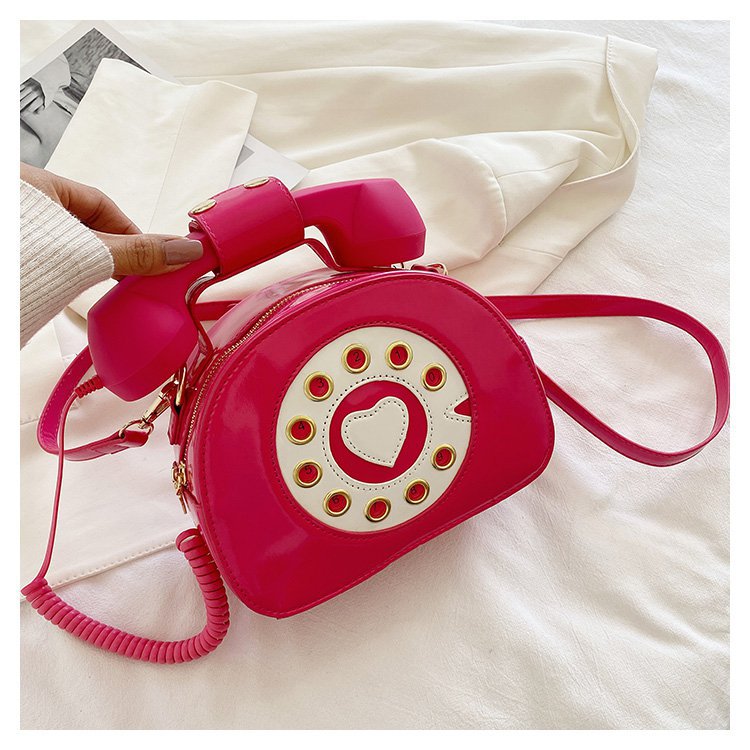 504g Weight Polyester Lining Material Zipper Closure Type Single Shoulder Strap Strap Type Circle Bag Bags Type Pu Leather Material Solid Color Pattern Vintage Style Style Round Shape Rose Red, White, Pink, Purple, Red, Yellow, Black Color Medium Size Medium Pu Leather Vintage Style Circle Bag 18
