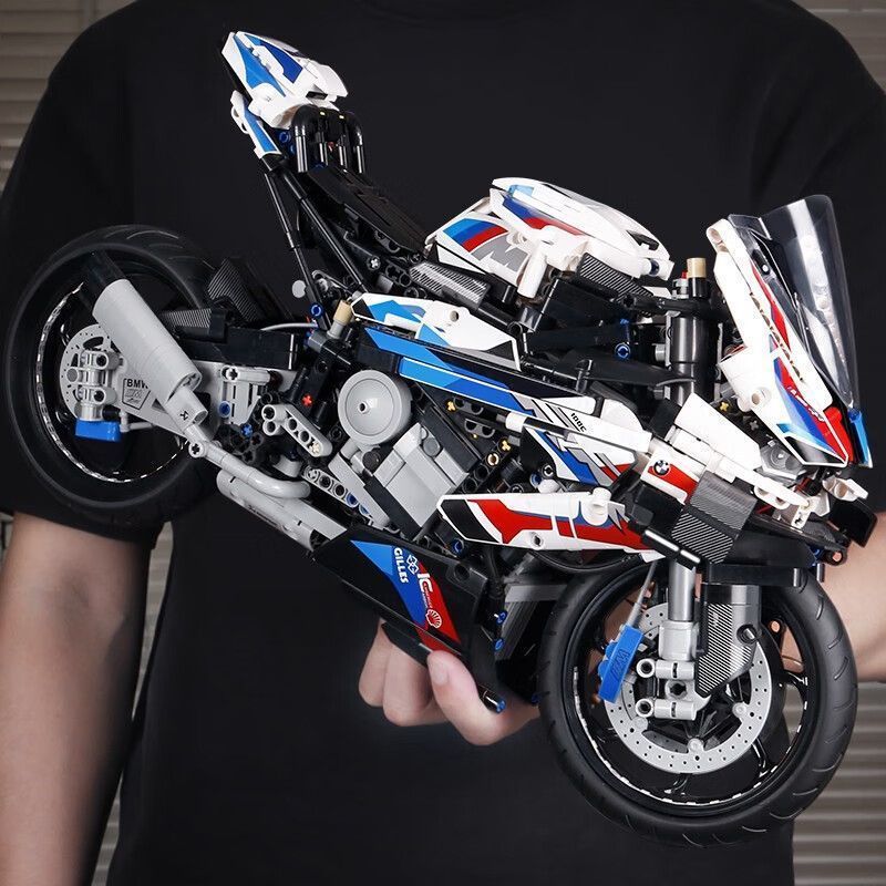 兼容乐高赛博宝马M1000R机械组摩托车成人高难度积木拼装玩具男孩|undefined