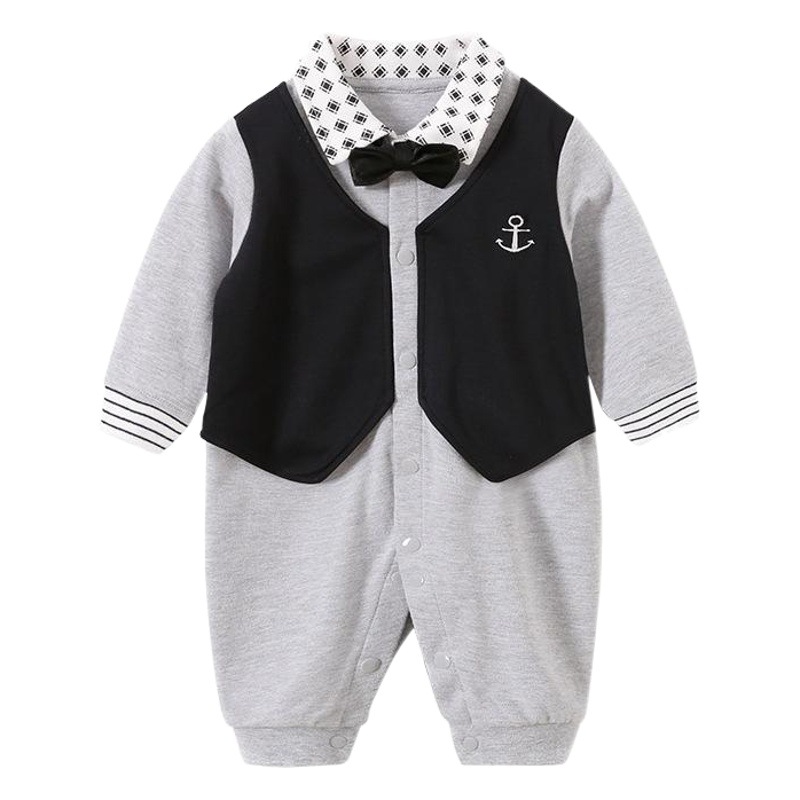 Bebé mono primavera y otoño Comercio exterior Caballero ropa de bebé manga larga ropa infantil ropa de bebé