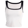 White body with black