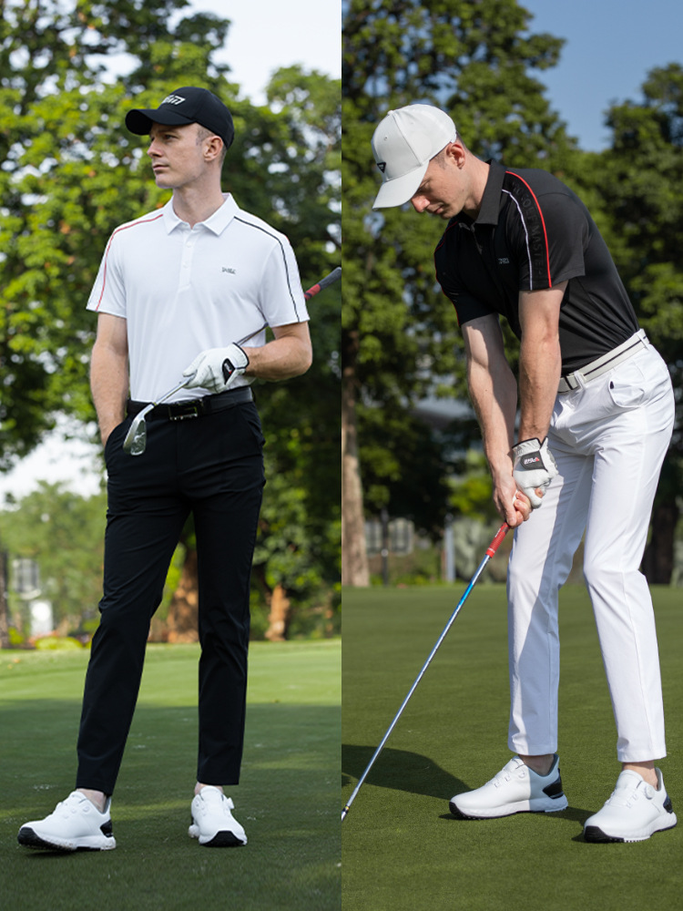 Áo polo nam tay ngắn golf hút ẩm nhanh khô, co giãn cao — YF772-Tay ngắn màu đen [Vải hút ẩm nhanh khô/đàn hồi cao/rất rộng và phong cách], YF772-Tay ngắn màu trắng [Vải hút ẩm nhanh khô/đàn hồi cao/rất rộng và phong cách]
