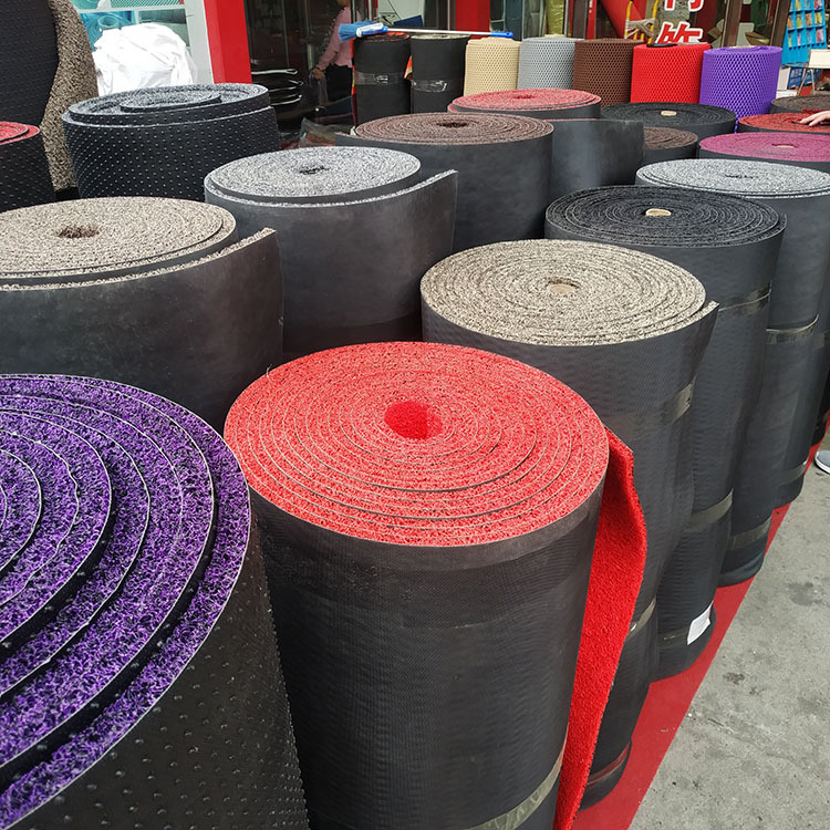 Specializing in the production of wire ring gold pvc anti-slip mat wear-resistant mat non-slip foot mat wire drawing ring for gold panning