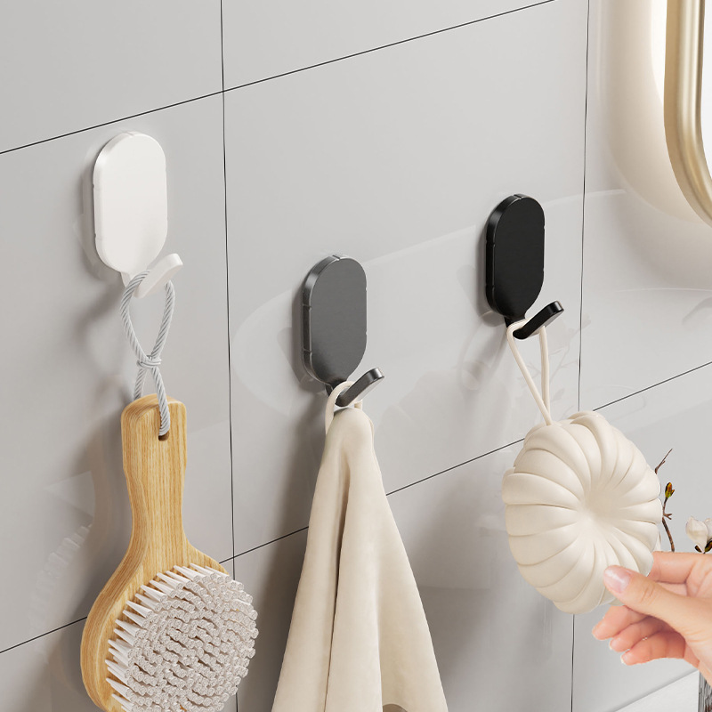 Hook Strong Adhesive No Punch Kitchen Bathroom Wall Door Hook Hook Seamless Load-bearing Adhesive Hook