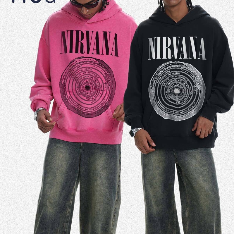 2025 autumn/winter nirvana year-round american retro trendy sweatshirt, new high-street hooded jacket for men and women 2025 autumn/winter nirvana year-round american retro trendy sweatshirt, new high-street hooded jacket for men and women