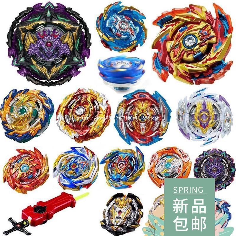 Spinning top, toy, launcher with cord