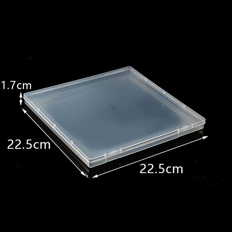 22.5 пластиковая коробка PP прозрачная коробка квадратная упаковка пластиковая коробка раскладушка большая коробка для хранения плоская коробка через границу 1.7cm