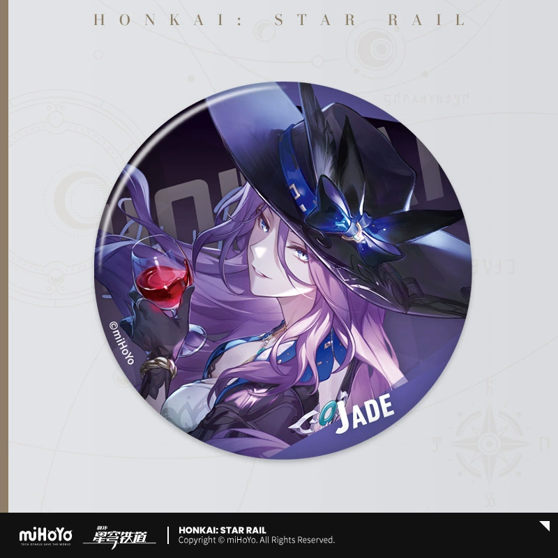 Коллекционный значок (Honkai: Star Rail) — персонаж, цветной картон на подложке, одиночный