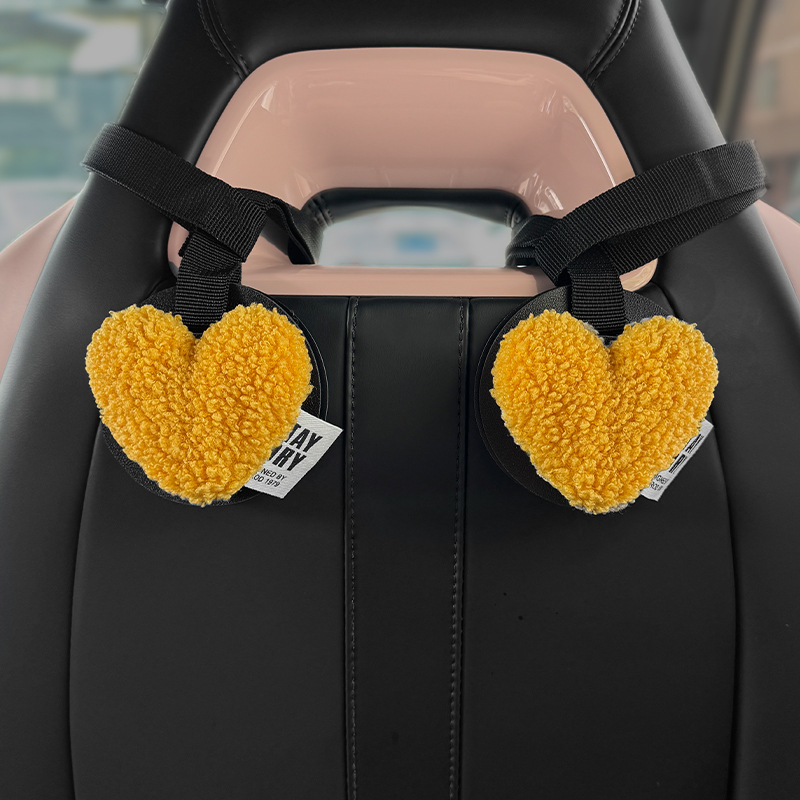 Amor creativo gancho trasero de coche asiento deportivo multifuncional de coche gancho trasero de asiento integrado mujer oculta