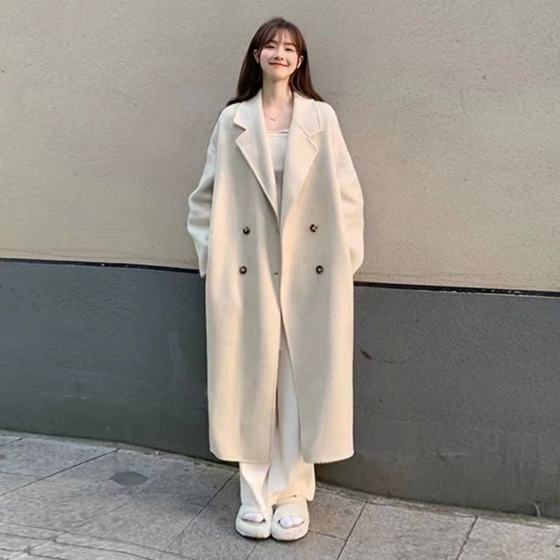 Продвинутый шерстяной шерстяной куртка женский 2024 новый осенний и зимний