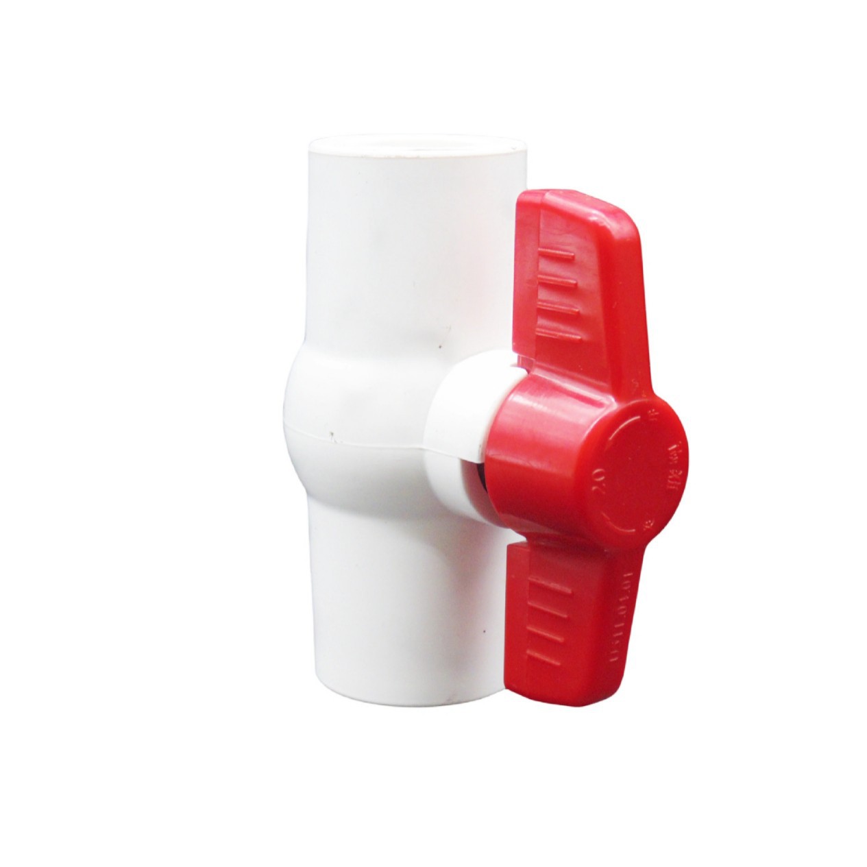 Válvula de bola de PVC 20 25 32 40 50 63 75 90 110 Interruptor 160 Válvula de plástico/dientes internos