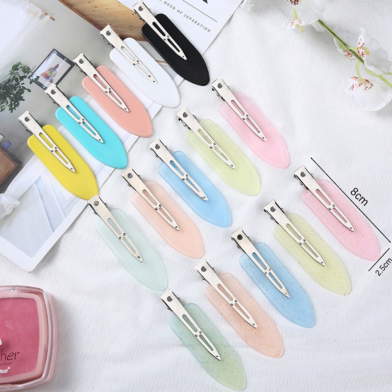 Fashion Water Droplets Plastic Stoving Varnish Hair Clip 1 Piece display picture 2