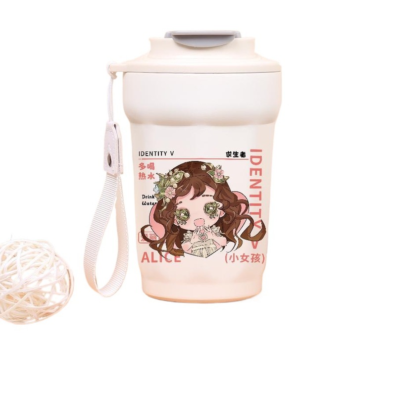 第五人格周辺のコップを飲む少女アリス二次元アニメオリジナル同人コーヒー保温コップ|undefined