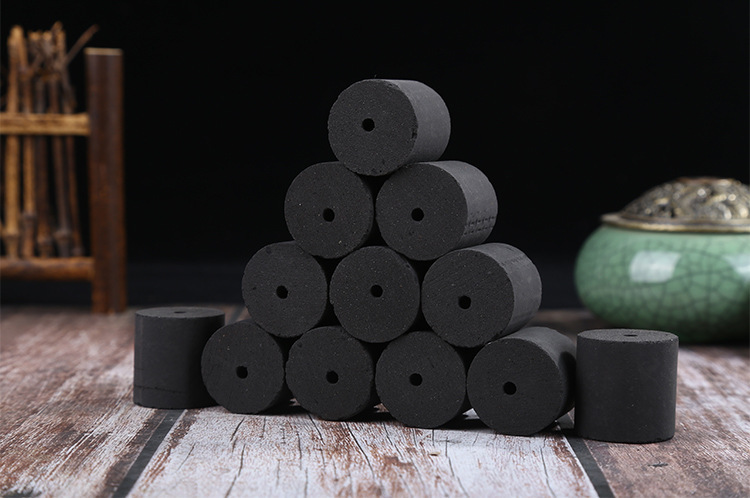 Smokeless Moxa Sticks Ai Zhu 1.8x2.7cm Solid Moxibustion Cones for Body Warming Therapy 54 Pieces in use