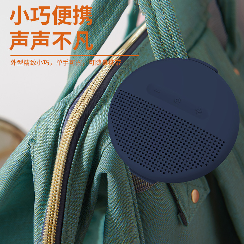 Xichil ポータブル防水 Bluetooth スピーカー屋外自転車乗馬ワイヤレス低音多機能バックルオーディオ|undefined