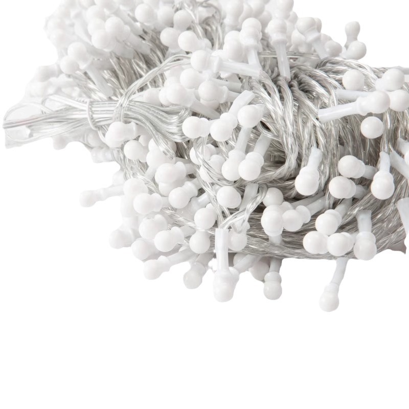 Lámpara de palomitas de maíz solar, luces de colores impermeables al aire libre, luces intermitentes, gypsophila, carpa para acampar, luces decorativas que cambian de color, luces de cadena