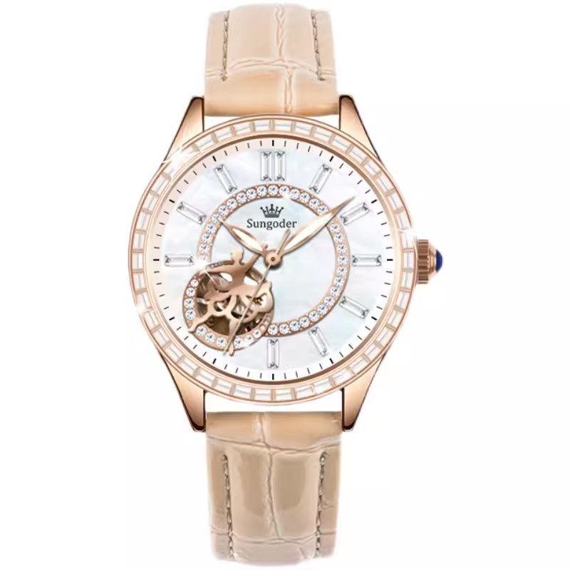 Satya Duke Luminous Watch Large Dial Waterproof Women's Watch Steel Band Women's Watch Mechanical Automatic genuine goods