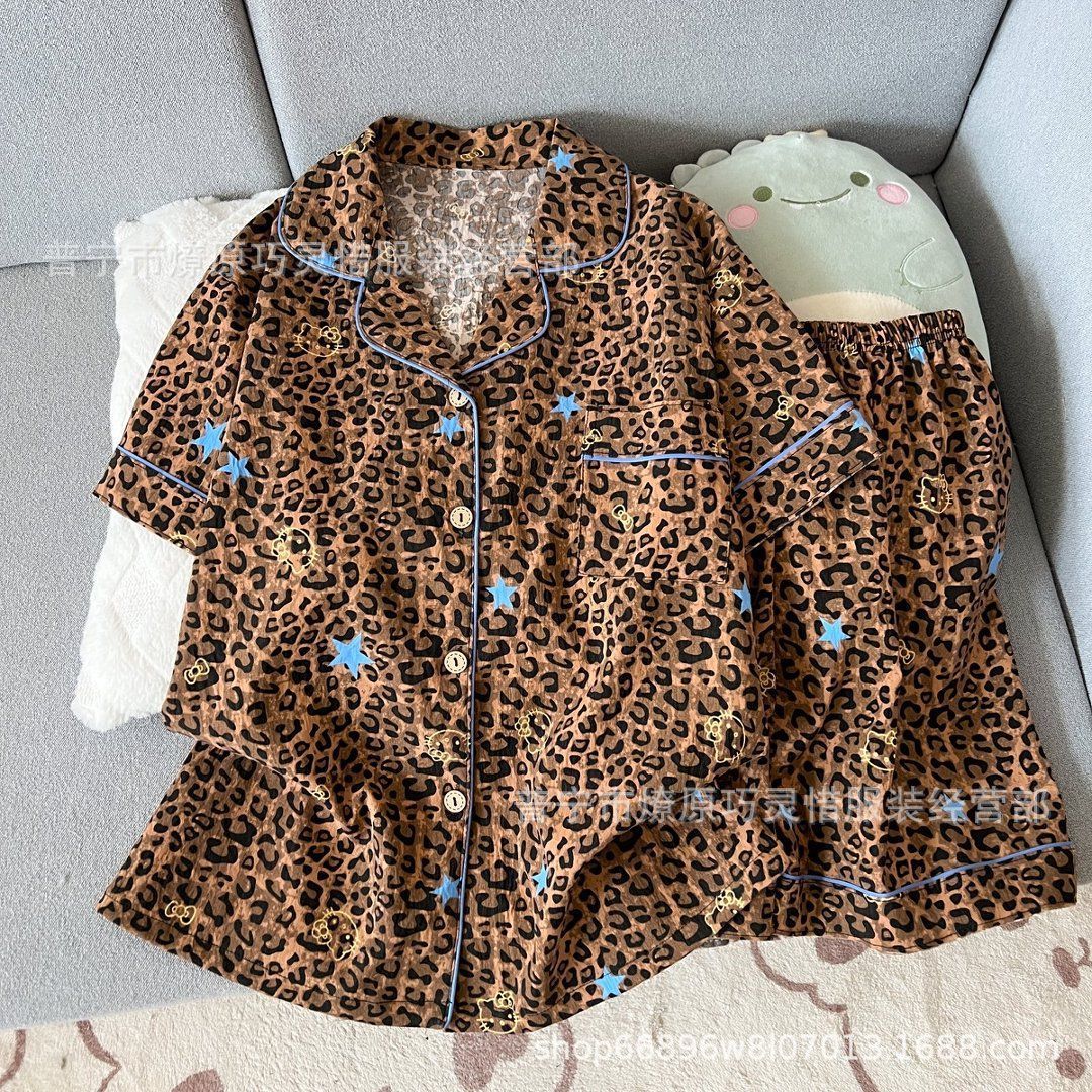 Zd-2341-42#Leopard Star Blue