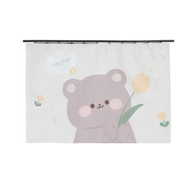 Cub Car Heat Insulation | Car curtains - embedded-tulip-bear-sunshade-square