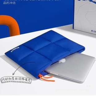 Klein Blue MacBook Huawei Laptop Bag 13/ 14inch Tablet Storage Liner Bag Silk Flower