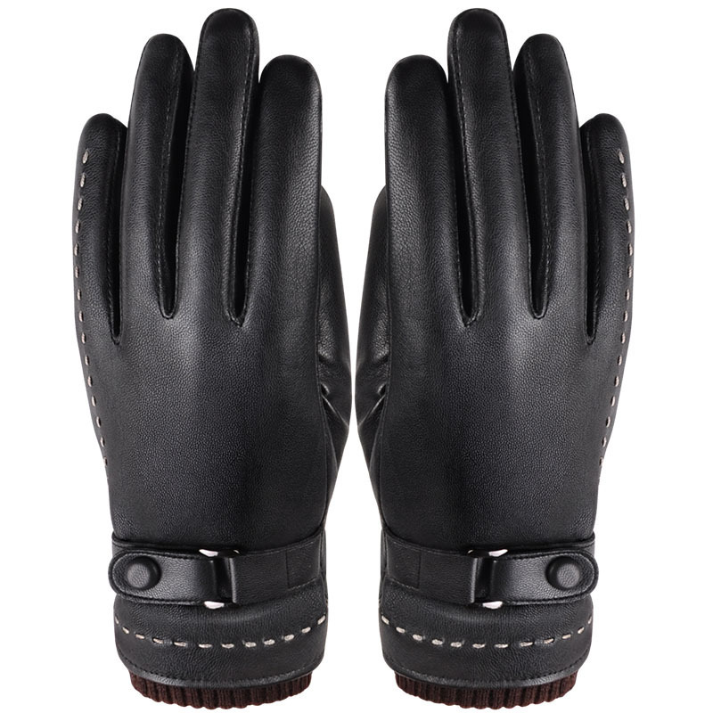 Touchscreen Leather Gloves