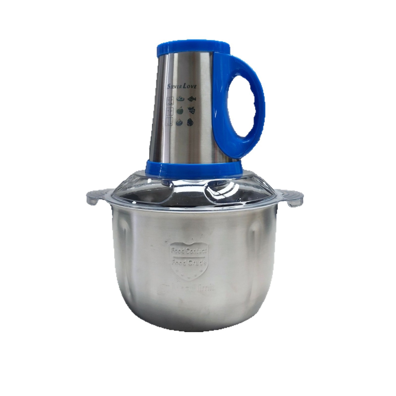 Exportación doméstica de acero inoxidable moledor de carne 5.0L cocinador multifuncional 1500W de alta potencia 5430 motor