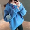 Spring autumn set, scarf, sweatshirt, hoody, universal jacket for elementary school students, loose fit, wholesale, Korean style