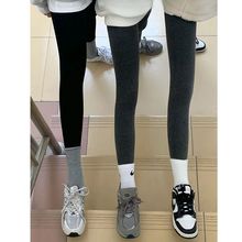 包邮燕麦白色打底裤女外穿2025加绒秋冬打底裤保暖显瘦保暖裤袜