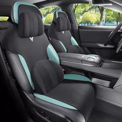 Modelə uyğun (Original) oturacaq örtükləri saddle cushion, suede half-cover, breathable - nebula-green-memory-foam-version-note-the-model-year-rear-seat-split-type