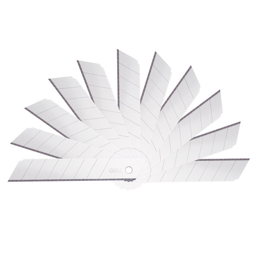 Deli 2011 Utility Blade SK5 Alloy Steel Knife 9/18mm Paper Cutting Blade 10 Pieces Office Supplies Wholesale