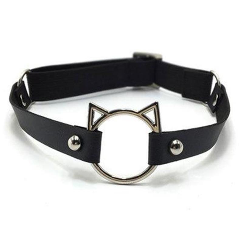 Korean Style Cat Face Thigh Ring Leg Ring Adjusting Anti-slip Buckle Socks Clip Garter Strap Stretch Socks Elastic Thigh Ring