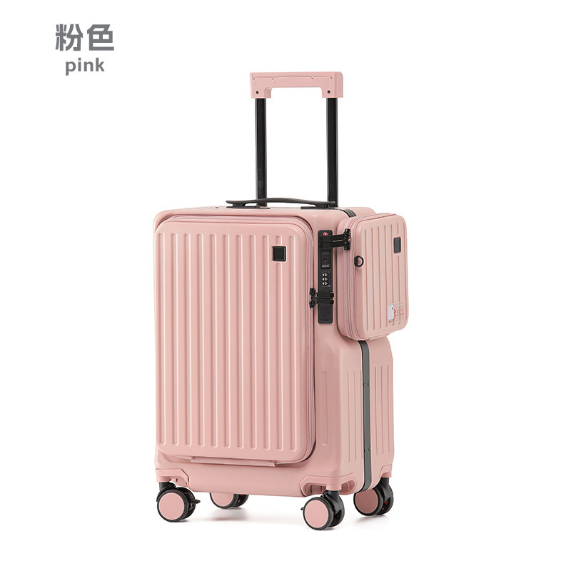 平湖行李箱拉杆箱20寸登机箱旅行箱侧开盖皮箱拉杆箱箱包密码箱子|undefined