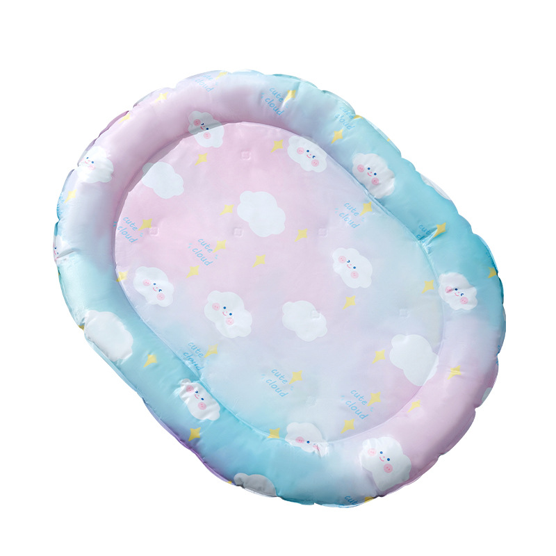 Primavera y verano Gato Nubes de ensueño Oval Pet Ice Nest Perros pequeños y medianos Enfriamiento de perros Mat para perros Productos para perreras