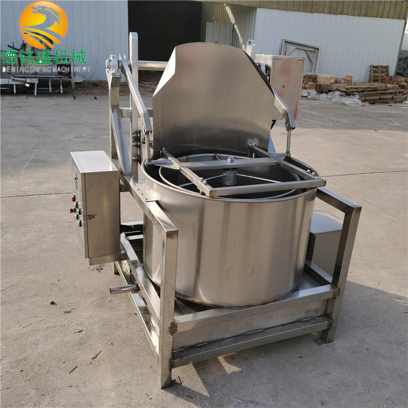 白银市自动出料视频脱油机 块苦荞锅巴脱油机 龙虾片脱油设备