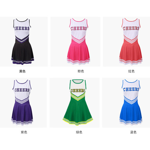 Cheerleading Performance Costume 2025 Football Babe Sexy One-Piece Cheerleading Dress