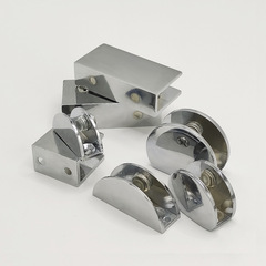 Glass clip fixed tray wine cabinet partition square shelf clip glass clip bracket bracket fastener