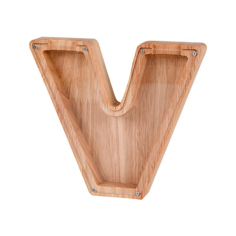 Gran inglés carta alcancía animal alcancía nuevo regalo de madera regalo alcancía