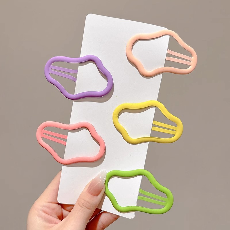 Color para niños lindo pequeño bb clip niña flequillo clip de cabello roto horquilla para bebé tocado de niña estrella horquilla