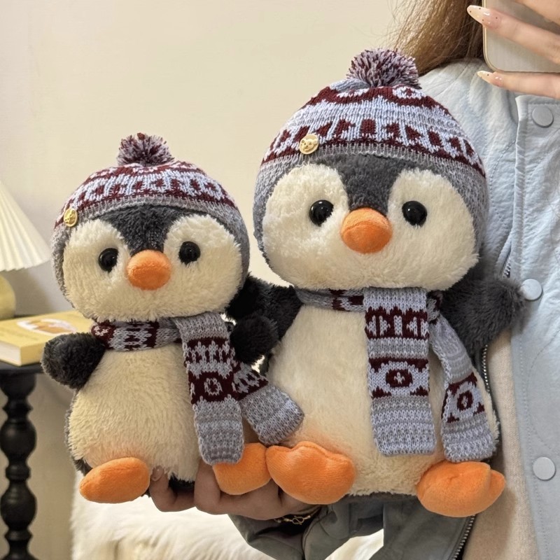 ペンギン人形ぬいぐるみかわいい人形睡眠枕ショルダーバッグ人形クリスマス子供の誕生日ギフト女の子|undefined